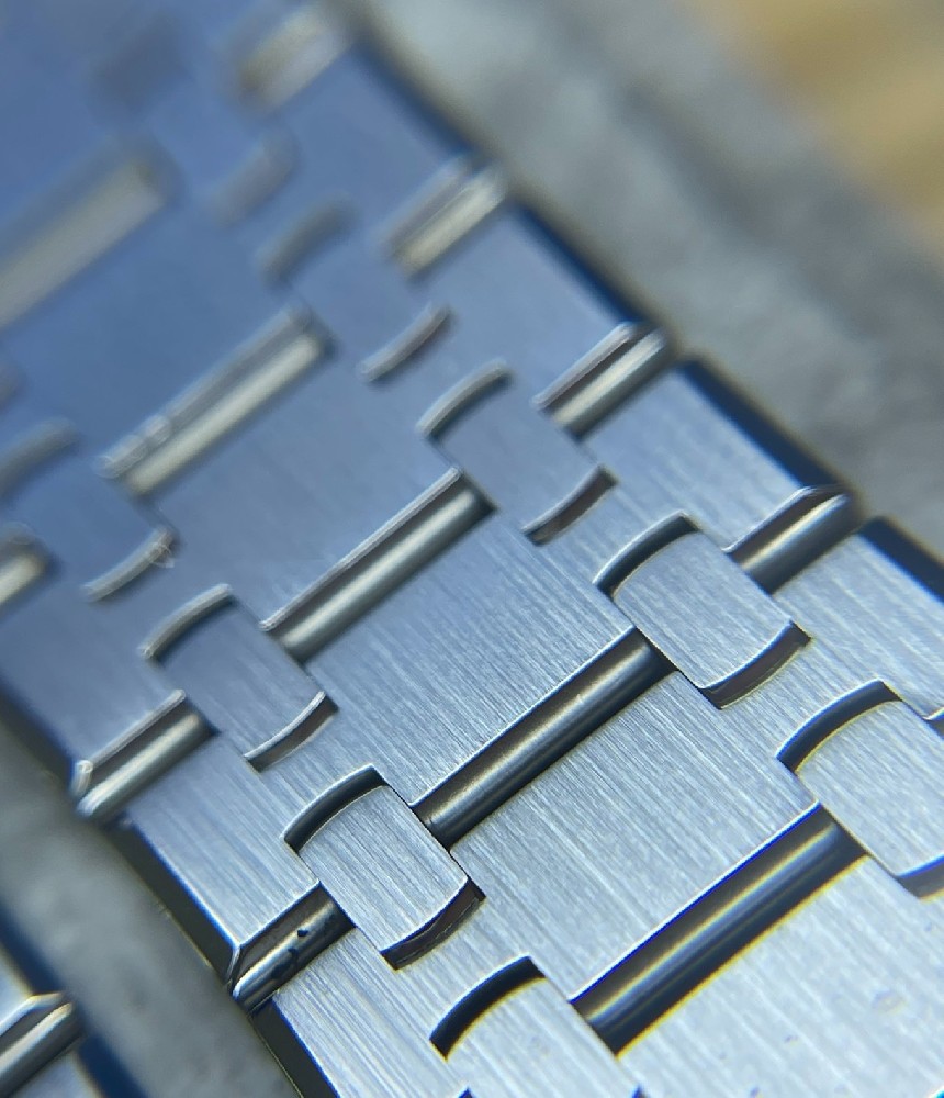 日志表带的抛光打磨